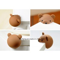 Creative Animal Bear Shape Silicone Sharp Table Corner Edge Guard to Protect Baby Safety